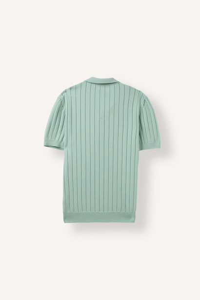 Standart Fit Fitilli Triko Polo Tişört