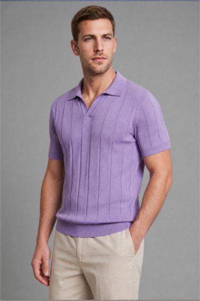 Standard Fit Short Sleeve Polo T-Shirt