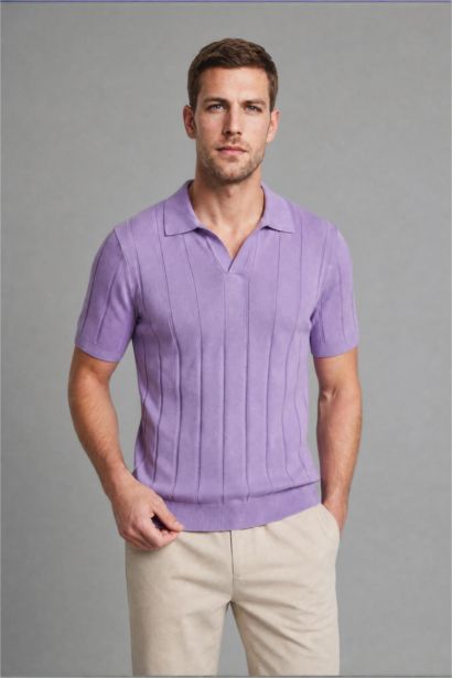 Standard Fit Short Sleeve Polo T-Shirt