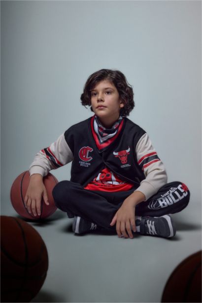 NBA Chıcago Bulls Bomber Hırka Erkek Çocuk