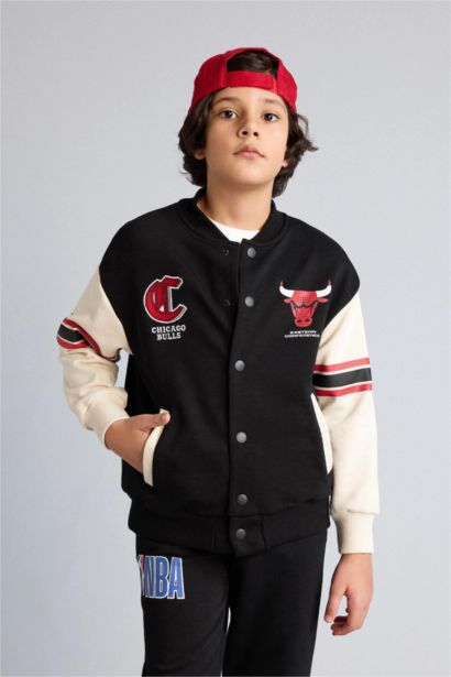 NBA Chıcago Bulls Bomber Hırka Erkek Çocuk
