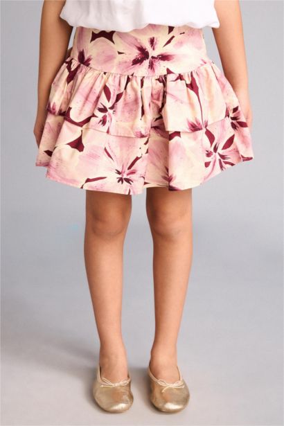 Jupe en popeline pour fille