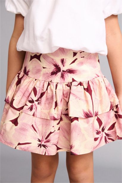 Jupe en popeline pour fille