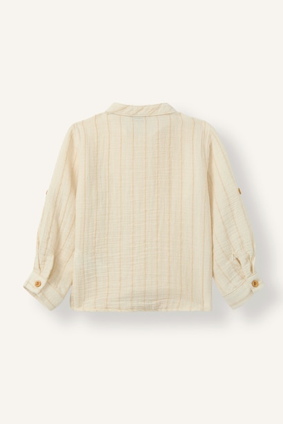 Baby Boy Muslin Long Sleeve Shirt