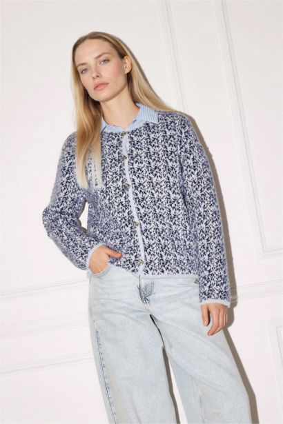 Cardigan en maille Coupe régulière