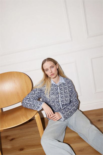 Cardigan en maille Coupe régulière