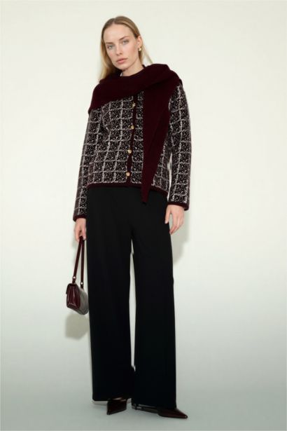 Regular Fit Crew Neck Knitwear Cardigan