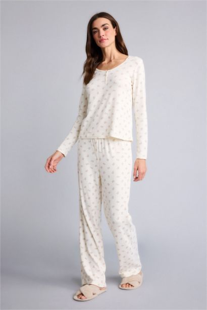 طقم قصة عادية كم طويل - قطعتين