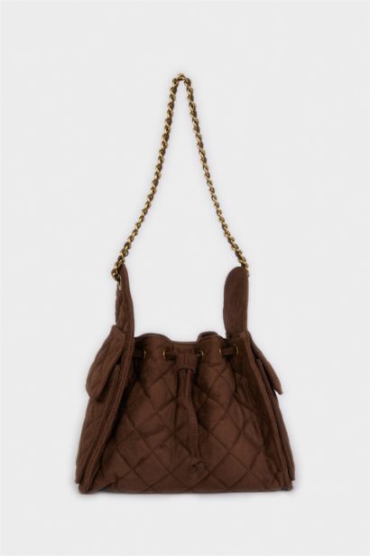 Kadın Süet Omuz Çantası