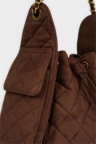 Kadın Süet Omuz Çantası