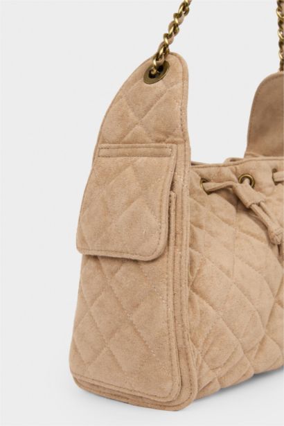 Kadın Süet Omuz Çantası