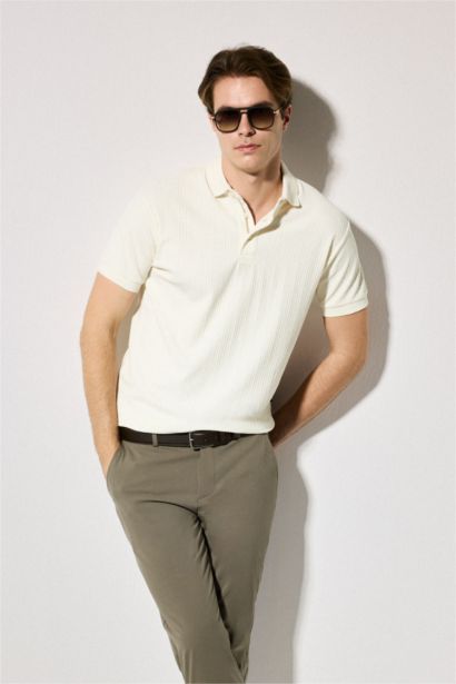 Regular Fit Short Sleeve Polo T-Shirt
