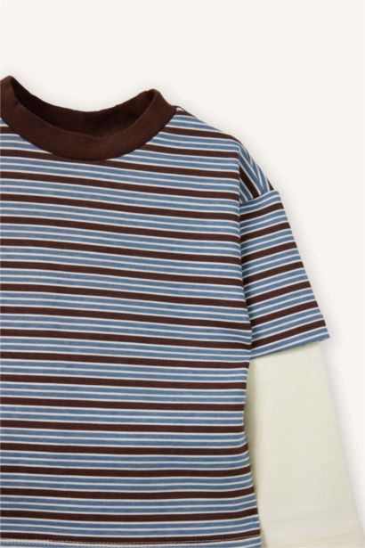 Ensemble T-shirt rayé et Pantalon pour bébé garçon