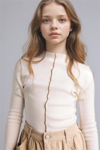 Girl Regular Fit Long Sleeve T-Shirt