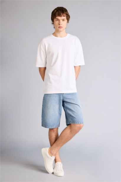 Baggy Fit джинс бермуд