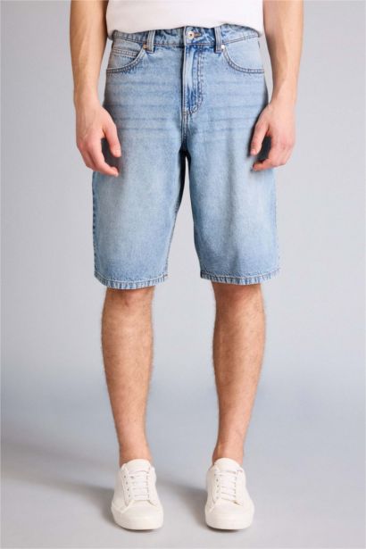 Baggy Fit джинс бермуд