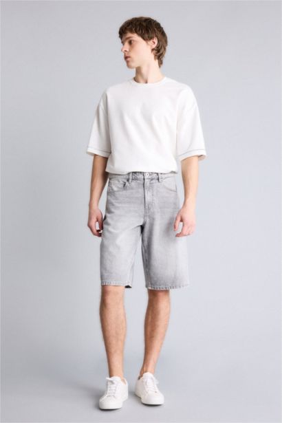 Джинсовые бермуды Baggy Fit
