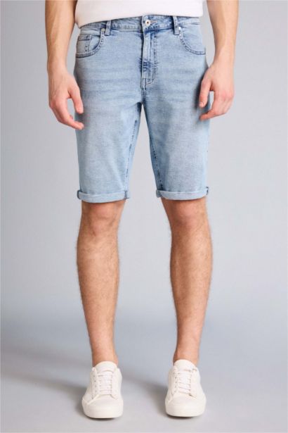 Джинсовые бермуды Regular Fit