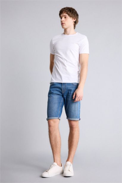 Джинсовые бермуды Regular Fit