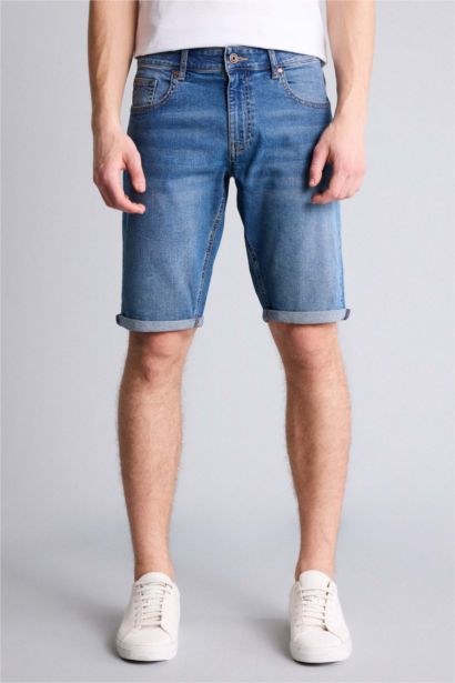 Джинсовые бермуды Regular Fit