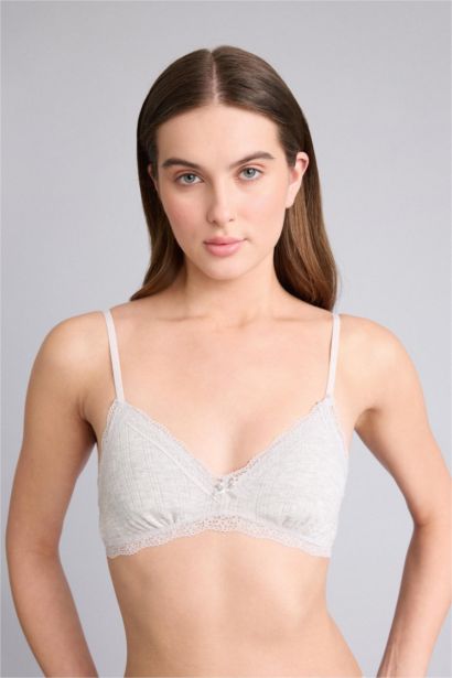 Fall in Love с кружевом Со съемными вкладышами Съемная подкладка без косточек Бралетт