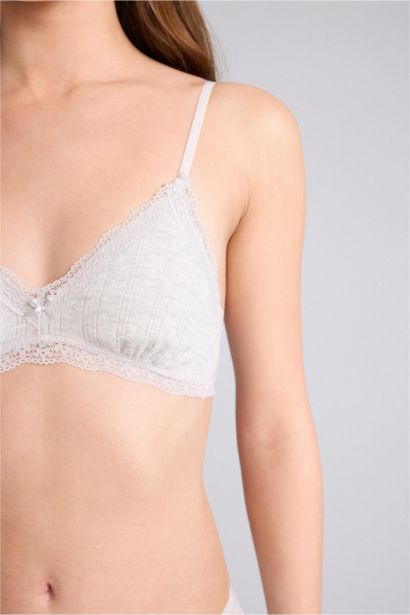 Fall in Love с кружевом Со съемными вкладышами Съемная подкладка без косточек Бралетт