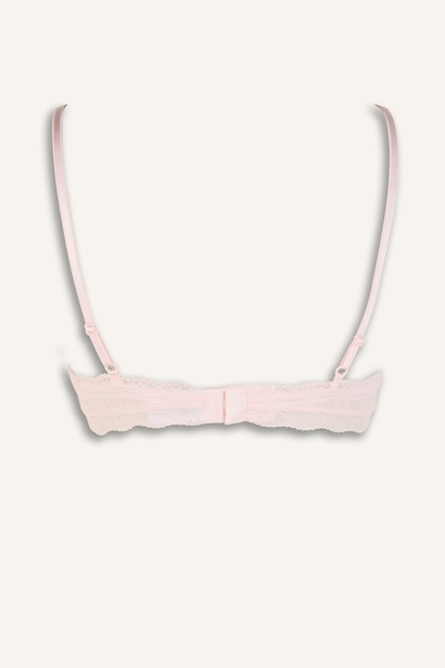 %100 Pamuk Dantel Detaylı Balensiz Bralet