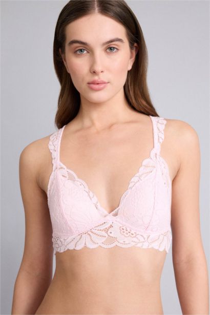 Lace Covered Padded Bra
