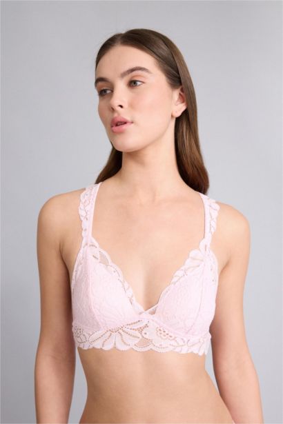 Lace Covered Padded Bra