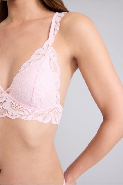Lace Covered Padded Bra