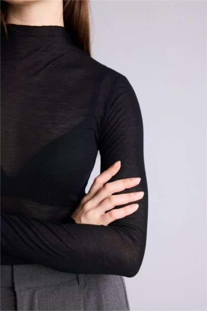 Slim Fit Ribbed T-shirt