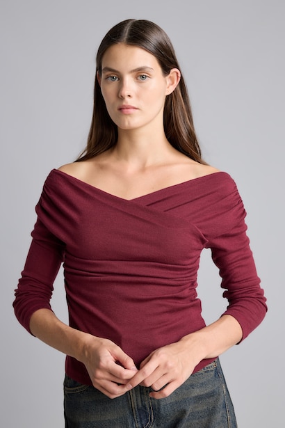 Slim Fit Ribana Long Sleeve T-Shirt