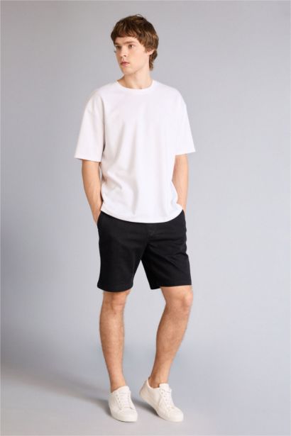 Джинсовые бермуды мягкой текстуры