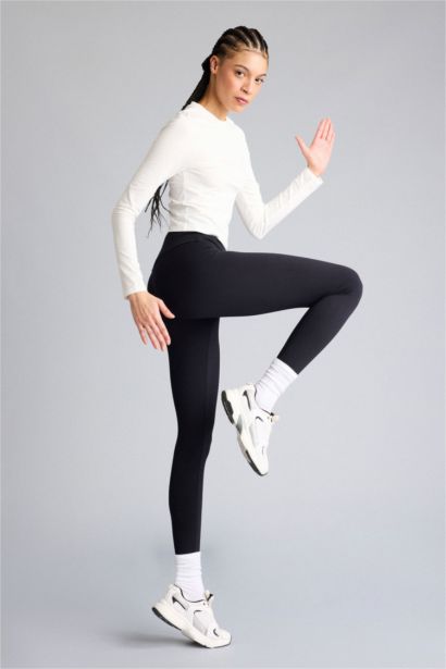 High Waist Ankle Length Leggings