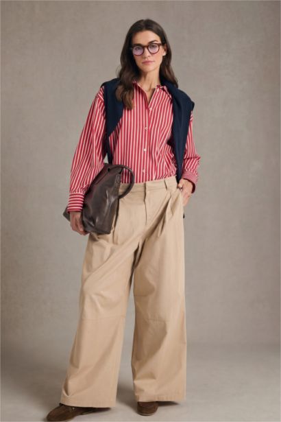 Cargo Fit Ankle Length Trousers