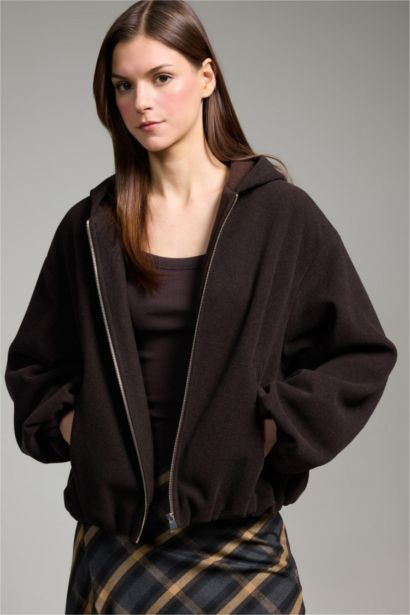Regular Fit Kaşe Kaban