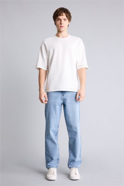 Джинсы Baggy Fit с прямыми штанинами