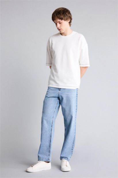 Джинсы Baggy Fit с прямыми штанинами