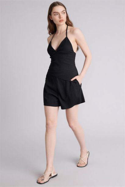 Short froissé Coupe ample