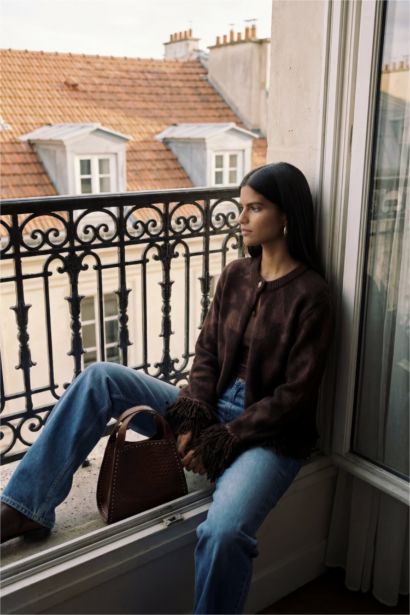 Regular Fit Crew Neck Knitwear Cardigan