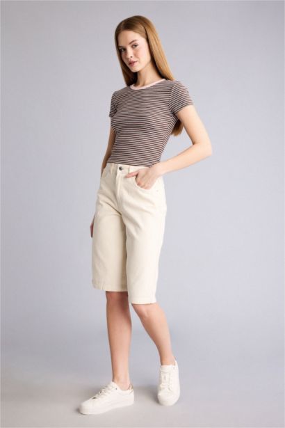 Slim Fit Ribana Short Sleeve T-Shirt