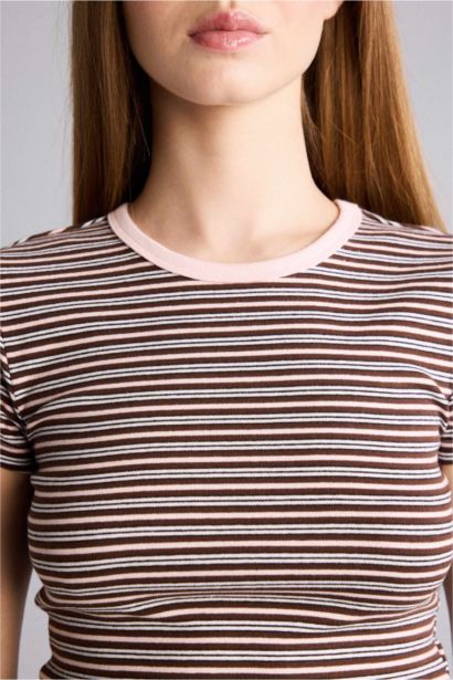 Slim Fit Ribana Short Sleeve T-Shirt