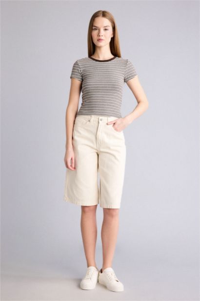 Slim Fit Ribana Short Sleeve T-Shirt