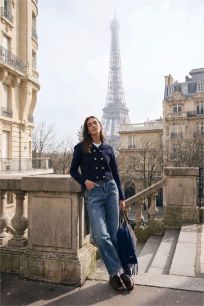 كارديجان تريكو قصة عادية بياقة شال