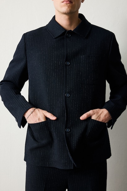 Regular Fıt Pamuk Astarlı Blazer Ceket