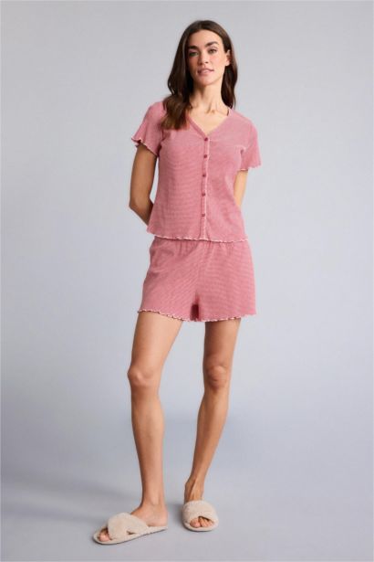 Regular Fit Short Sleeve 2 Piece Set