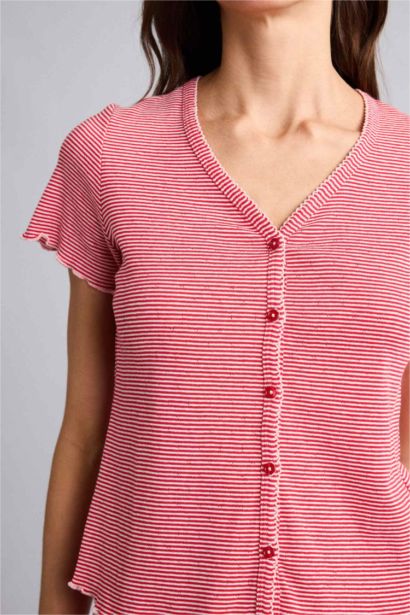 Regular Fit Short Sleeve 2 Piece Set