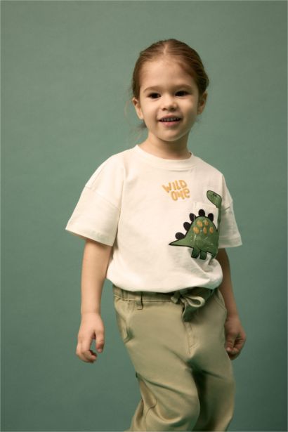 Baby Boy Dinosaur Print T-Shirt