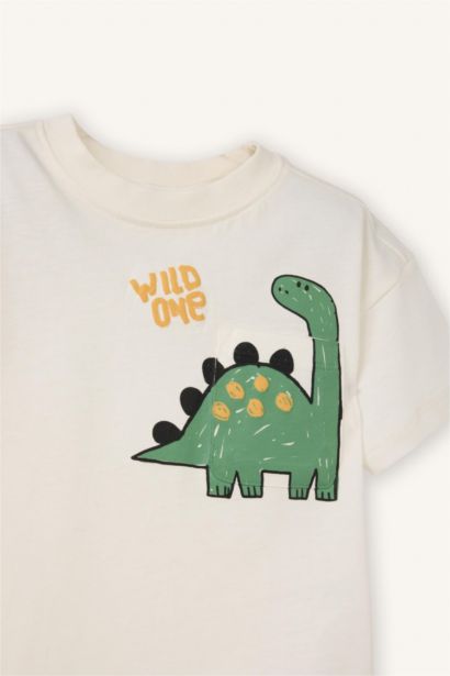 Baby Boy Dinosaur Print T-Shirt