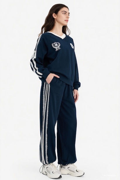100% Cotton Oversize Printed Sweatshirt